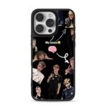 m0nesy collage with brain meme iPhone 16 Pro Max Black Case
