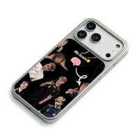 m0nesy collage with brain meme iPhone 17 Pro Max Electroplated Silver Case2