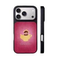 Mad Hatter in teapot Alice art iPhone 17 Pro Max Black Case