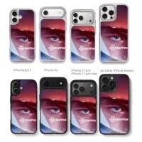Mad Max Verstappen F1 close eye Chris Brown Phone Case Black Electroplated Silver For Iphone 11 To 17