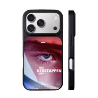 Mad Max Verstappen F1 close eye iPhone 17 Pro Max Black Case