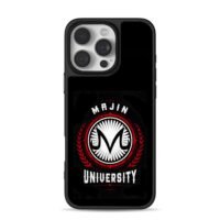 Majin University Majin Buu logo iPhone 16 Pro Max Black Case