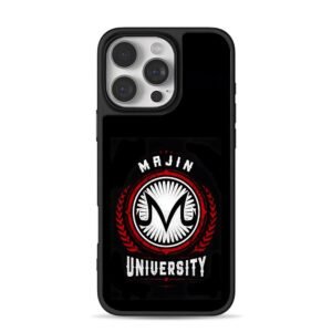 Majin University Majin Buu logo iPhone 16 Pro Max Black Case