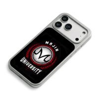 Majin University Majin Buu logo iPhone 17 Pro Max Electroplated Silver Case2