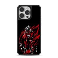 Majin Vegeta Dragon Ball art iPhone 16 Pro Max Black Case