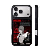 Makima Chainsaw Man dark anime art iPhone 17 Pro Max Black Case