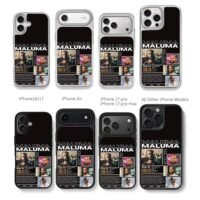 Maluma photos Don Juan EP collage Chris Brown Phone Case Black Electroplated Silver For Iphone 11 To 17