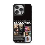 Maluma photos Don Juan EP collage iPhone 16 Pro Max Black Case