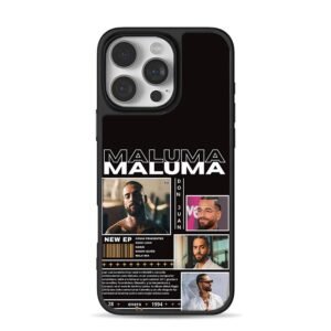 Maluma photos Don Juan EP collage iPhone 16 Pro Max Black Case