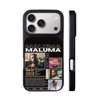 Maluma photos Don Juan EP collage iPhone 17 Pro Max Black Case