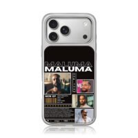 Maluma photos Don Juan EP collage iPhone 17 Pro Max Electroplated Silver Case1