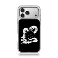 Mamba snake Nike basketball iPhone 17 Pro Max Electroplated Silver Case1