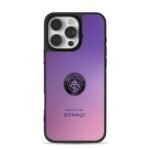 Manchester City logo with Etihad Phone Case for iPhone 11-17 & Samsung Galaxy S24-S26
