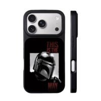 Mandalorian helmet This Is The Way iPhone 17 Pro Max Black Case