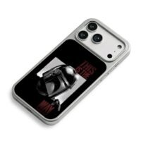 Mandalorian helmet This Is The Way iPhone 17 Pro Max Electroplated Silver Case2