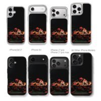 Marc Marquez 93 Repsol Honda bike Chris Brown Phone Case Black Electroplated Silver For Iphone 11 To 17