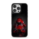 Marc Marquez No93 Red Ducati MotoGP iPhone 16 Pro Max Black Case