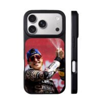 Marc Marquez racing champagne spray iPhone 17 Pro Max Black Case