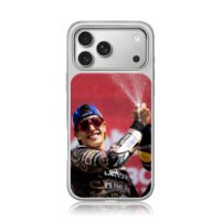 Marc Marquez racing champagne spray iPhone 17 Pro Max Electroplated Silver Case1