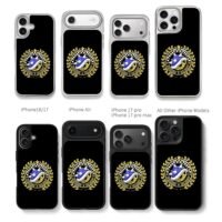 Mario Kart spiny shell Power Glory Chris Brown Phone Case Black Electroplated Silver For Iphone 11 To 17