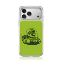 Mario racing go kart green art iPhone 17 Pro Max Electroplated Silver Case1