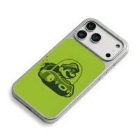 Mario racing go kart green art iPhone 17 Pro Max Electroplated Silver Case2