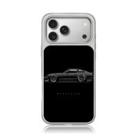Markaryan black tuned JDM coupe iPhone 17 Pro Max Electroplated Silver Case1