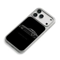 Markaryan black tuned JDM coupe iPhone 17 Pro Max Electroplated Silver Case2