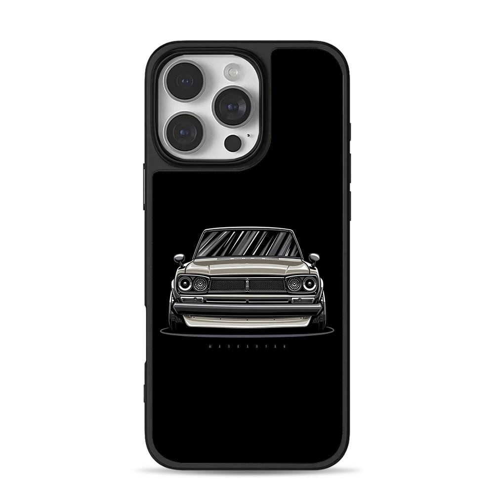 Markaryan vintage JDM sedan art iPhone 16 Pro Max Black Case
