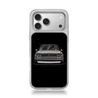 Markaryan vintage JDM sedan art iPhone 17 Pro Max Electroplated Silver Case1