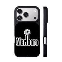 Marlboro logo with royal crest iPhone 17 Pro Max Black Case