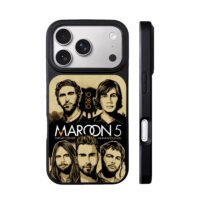Maroon 5 band concert poster iPhone 17 Pro Max Black Case