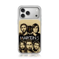Maroon 5 band concert poster iPhone 17 Pro Max Electroplated Silver Case1