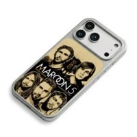 Maroon 5 band concert poster iPhone 17 Pro Max Electroplated Silver Case2