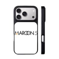 Maroon 5 band logo iPhone 17 Pro Max Black Case