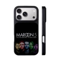 Maroon5 color band remix album art iPhone 17 Pro Max Black Case