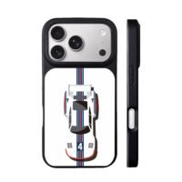Martini racing car no4 top view iPhone 17 Pro Max Black Case
