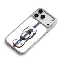Martini racing car no4 top view iPhone 17 Pro Max Electroplated Silver Case2