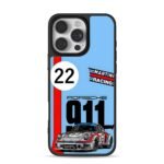 Martini Racing Porsche 911 No22 Car iPhone 16 Pro Max Black Case