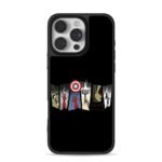 Marvel Avengers heroes iconic props iPhone 16 Pro Max Black Case
