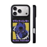 Marvel comic Black Panther art iPhone 17 Pro Max Black Case