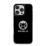 Marvel SHIELD eagle circular logo iPhone 16 Pro Max Black Case