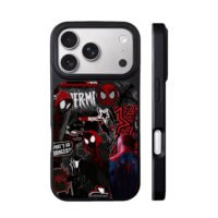 Marvel Spider-Man Miles collage iPhone 17 Pro Max Black Case