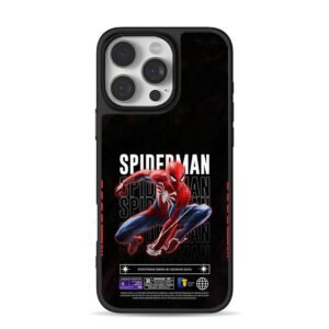 Marvel Spiderman streetwear graphic Phone Case for iPhone 11-17 & Samsung Galaxy S24-S26