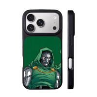 MarvelDoctorDoomGreenCloak iPhone 17 Pro Max Black Case