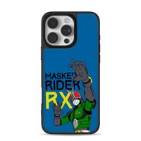 Masked Rider RX cartoon hero iPhone 16 Pro Max Black Case
