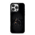 Masked tactical soldier firing gun iPhone 16 Pro Max Black Case