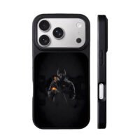 Masked tactical soldier firing gun iPhone 17 Pro Max Black Case