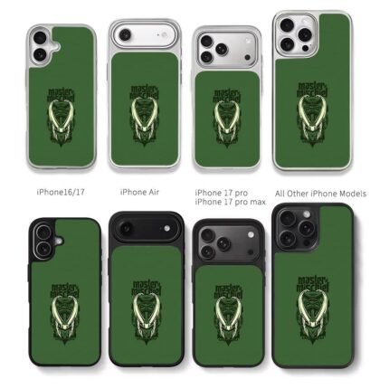 Master of Mischief Loki helmet art Chris Brown Phone Case Black Electroplated Silver For Iphone 11 To 17