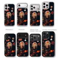 Max Red Bull F1 helmet trophy stars Chris Brown Phone Case Black Electroplated Silver For Iphone 11 To 17